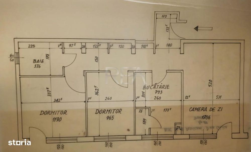 3 camere Lacul Tei dec.,inst. schimb.,et. 1,an 1976,80 mp,renovat,boxa