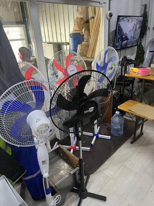 Вентиляторы.Настольные и напольные