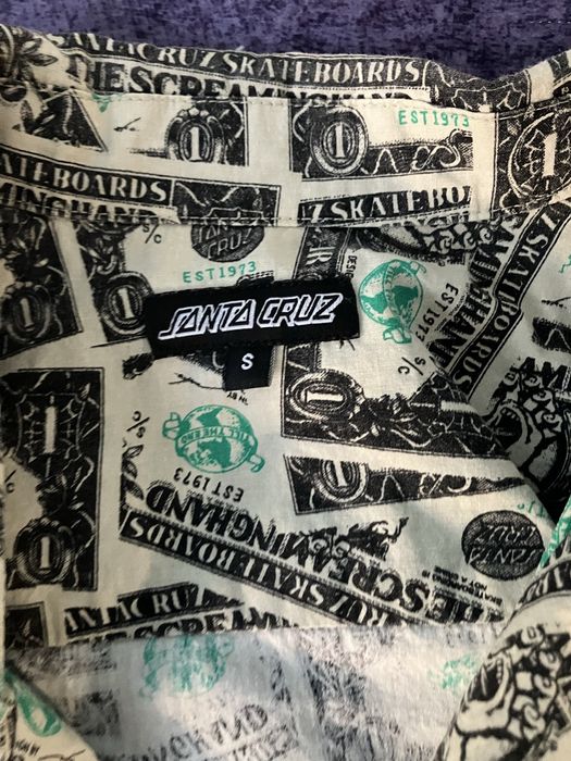 Риза с къс ръкав Santa Cruz