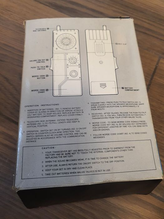 Walkie Talkie de colecție