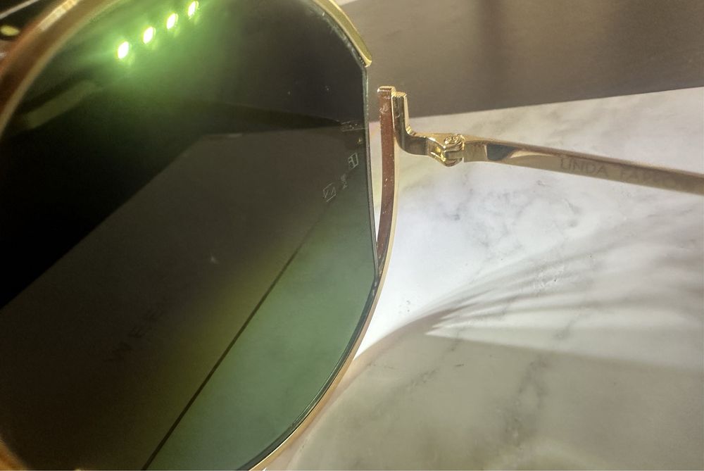 Ochelari soare Linda Farrow Quarry C4 Aur Carl Zeiss