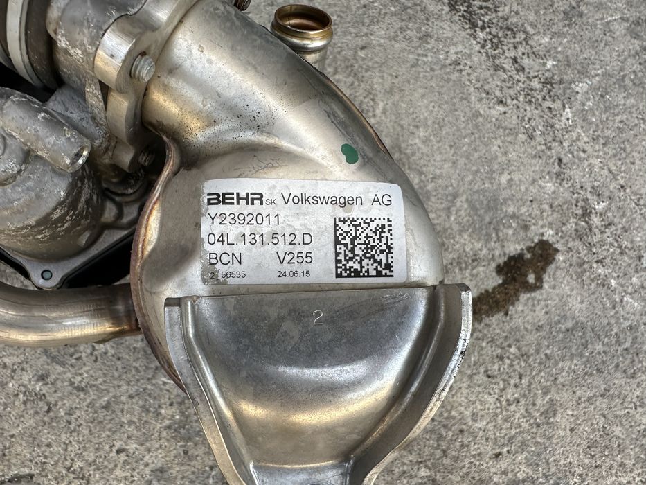 AGR/ЕГР + охладител VW Golf 7 ,Seat,Skoda,Audi 2.0tdi- 2015-