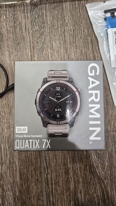 Часовник Garmin Quatix 7X Solar Sapphire Titanium