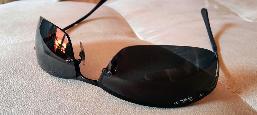 Слънчеви Ray-Ban RB3183 002/81 Polarized 63-15 — перфектни, без следи