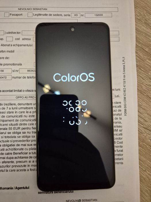 OPPO A5 Pro 5G 8GB/256GB, black/Brown Nou Garantie