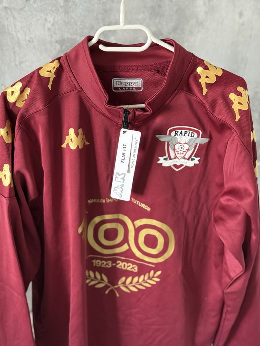 Bluza Kappa Rapid Bucuresti gold M/L
