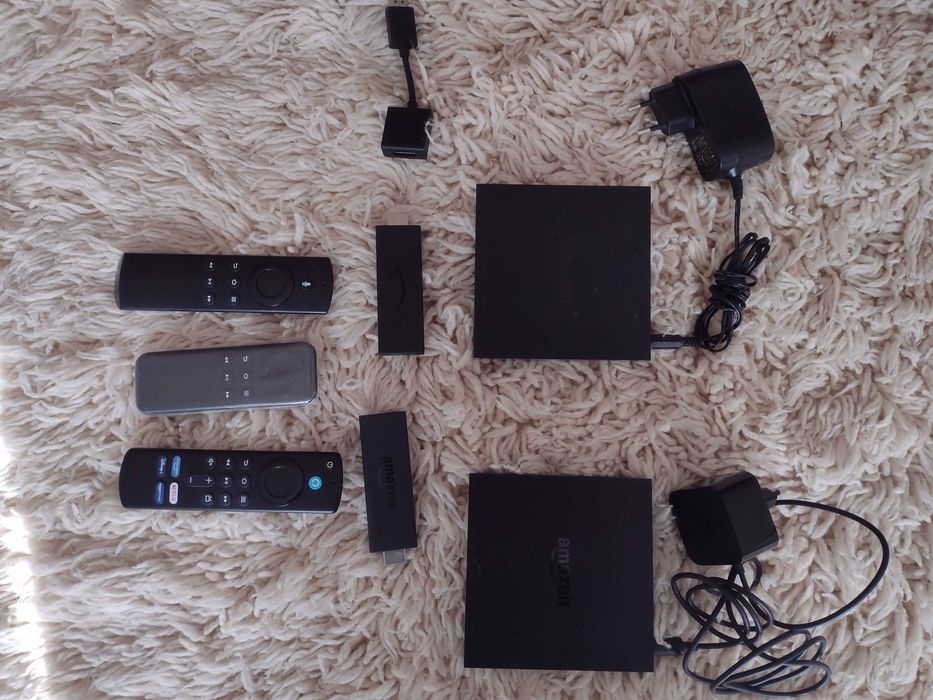 Лот 4 броя Amazon Fire TV BOX