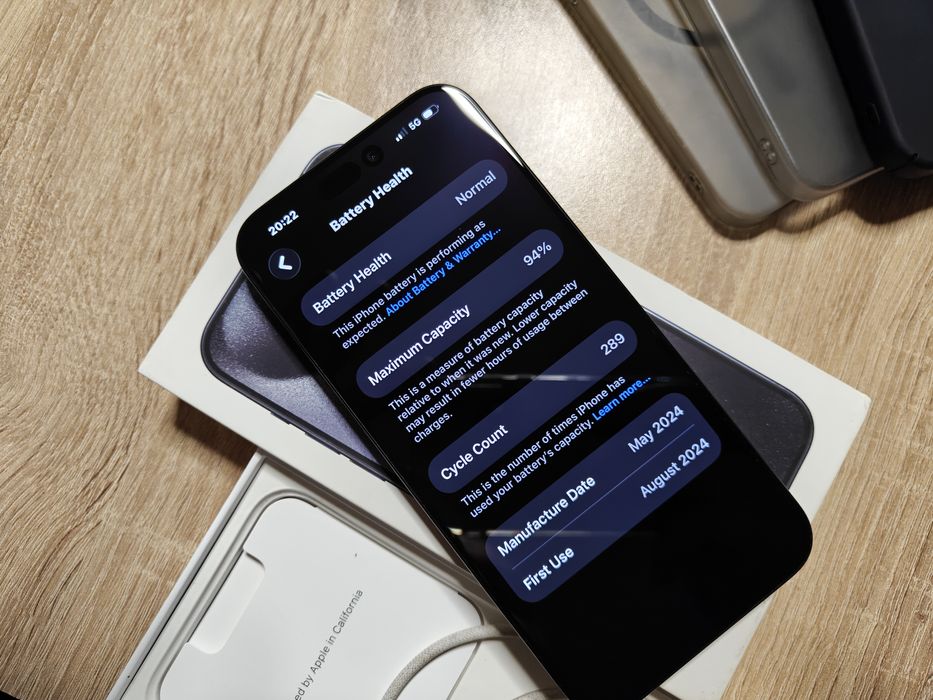 iPhone 15 Pro Max  Blue Titanium