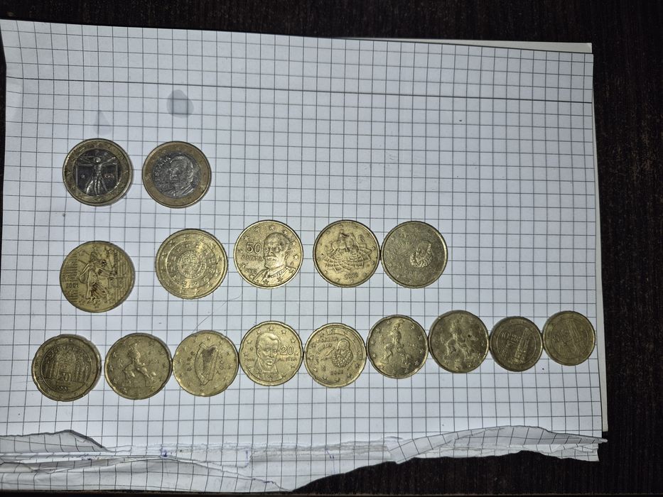 Monede Euro si ,Euro centi