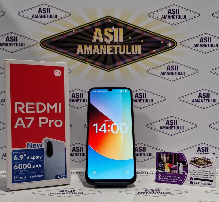 Asii Amanetului - Xiaomi Redmi A7 Pro 64GB, 8GB Ram