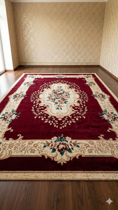 Стильный ковер хорошем состоянии