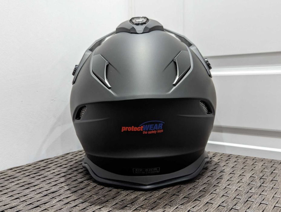 Casca moto Protect Wear cross, Dual Sport, marime S, M, L si XL - ochelari soare