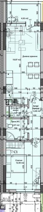 Продава се Двустаен апартамент в Бургас, Изгрев - 63 кв.м за 875 €/кв.м - Снимка #3