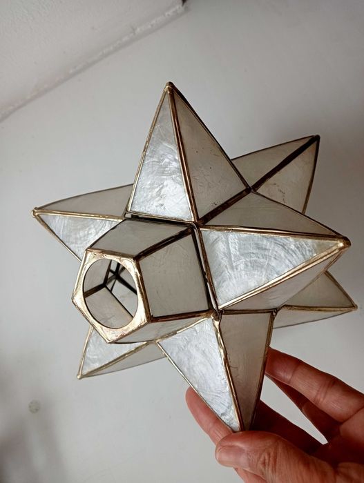 Светильник плафон из капиза