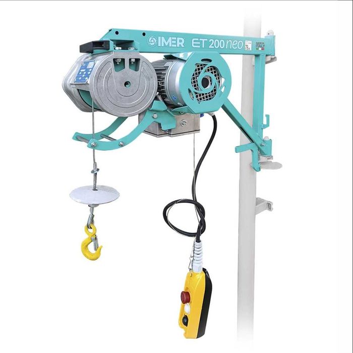 Electropalan IMER ET 200 NEO sarcina maxima 200 kg inaltime maxima 30 m motor 230V 0.75 kW