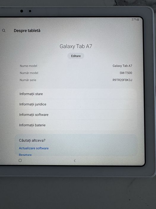 Samsung Galaxy Tab A7  white
