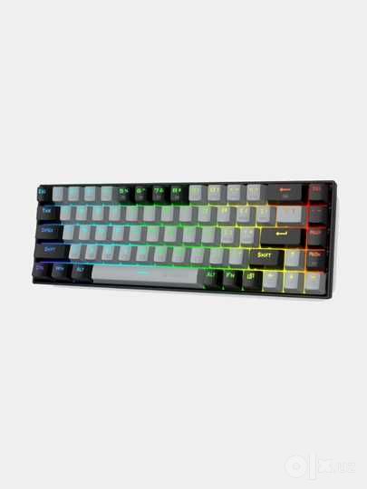 Механическая игровая USB-клавиатура, E-YOOSO Z686, 68 кнопки
