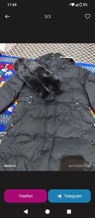 Ayollar kurtkasi Xitoy tovar sifati zoʻr moʻynasi ham yumshoq