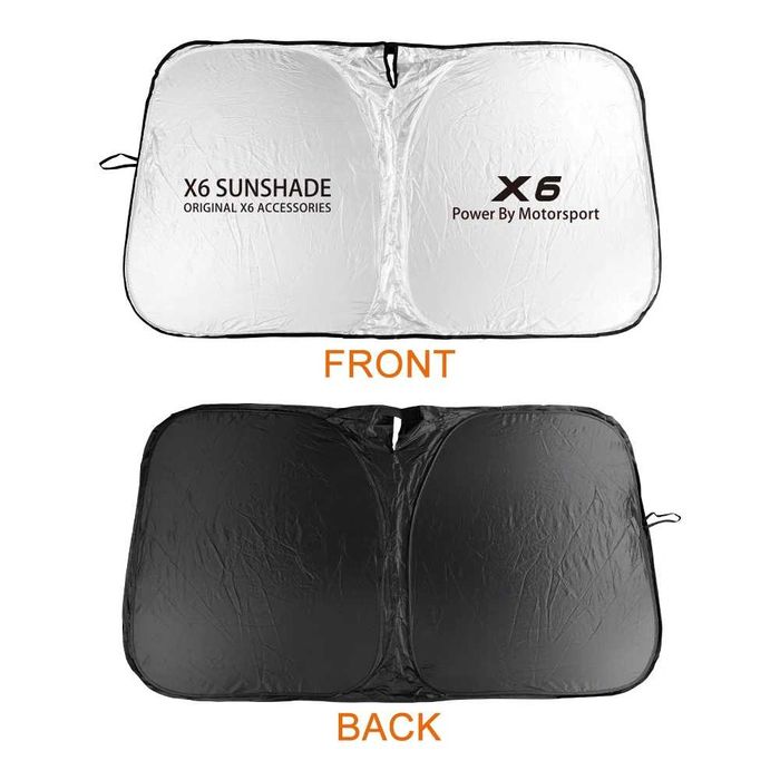 Parasolar AUTO Parbriz Dedicat BMW X6 E71 F16 G06, 140x70cm, Pliabil