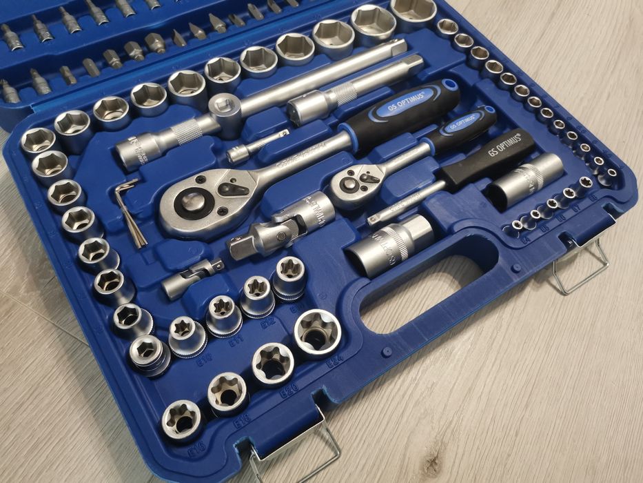 Trusa chei/ scule auto 108piese ,trusa tubulare 108 piese ch-vanadium