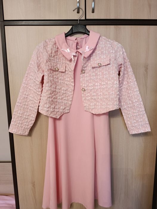 Детска рокля с болеро 13-14 г.