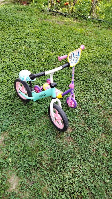 Trotineta plus bicicleta fără pedale