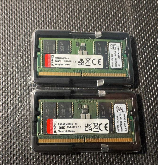 Kit RAM Kingston 64GB 2x32GB DDR5 4800MHz SODIMM Laptop