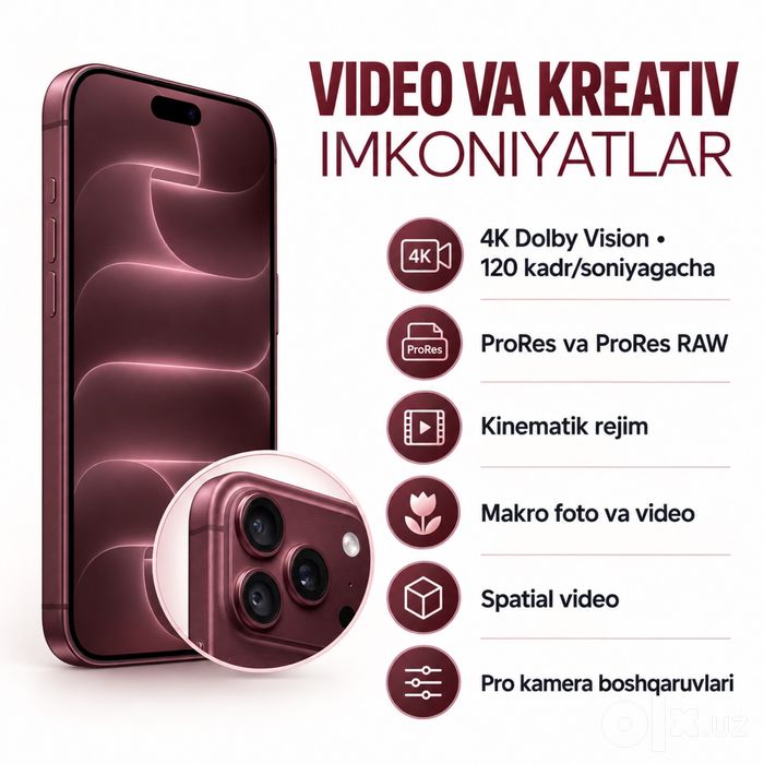 Apple iPhone 18 Pro 256 GB Burgundy
