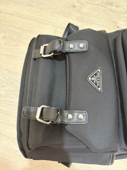 Рюкзак черный, тканевый