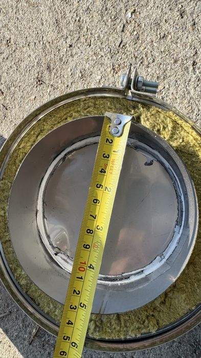 Димоотводи камини котли вата inox