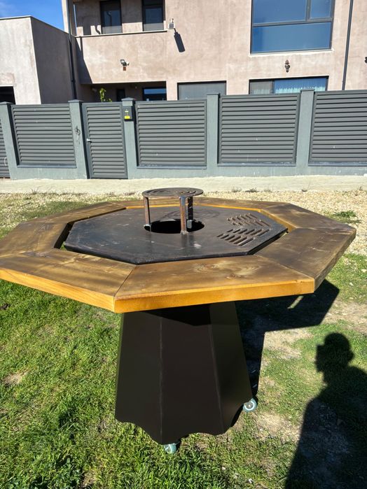 Plita si gratar din otel carbon