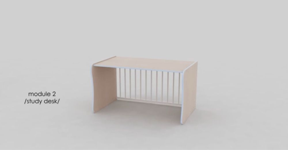 Vând pătuț transformabil