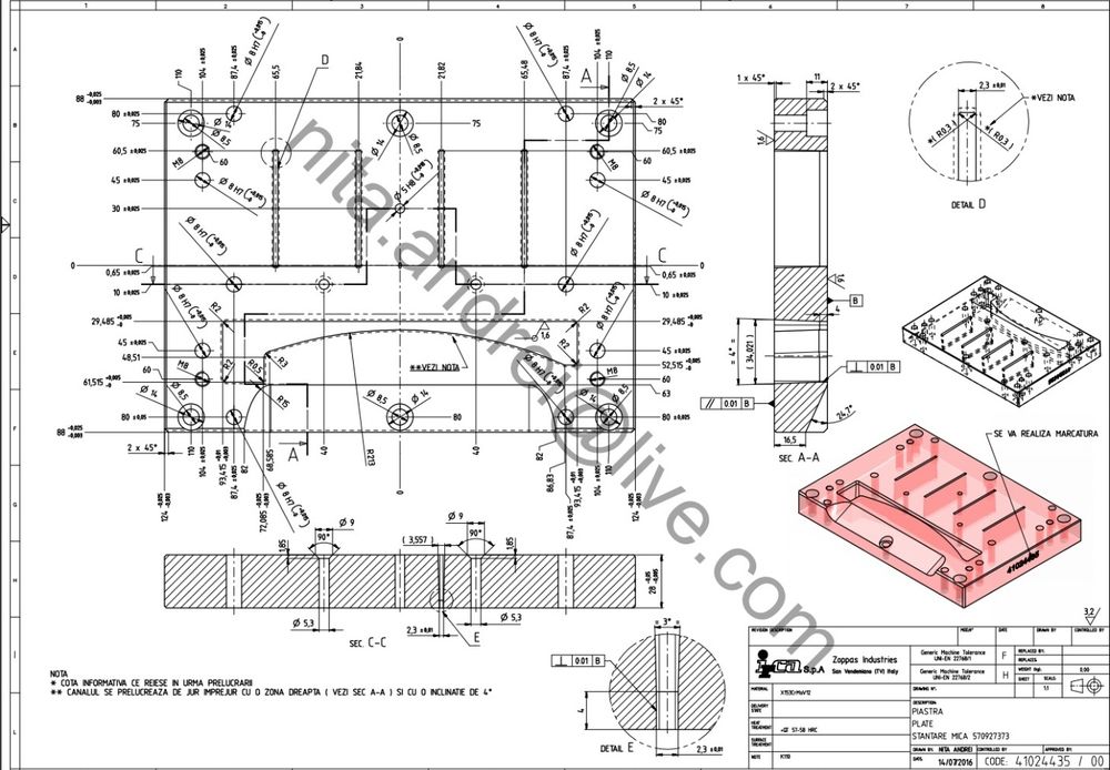 Inginer Proiectant – Proiectare 3D CAD și Desen Tehnic 2D (Execuție)