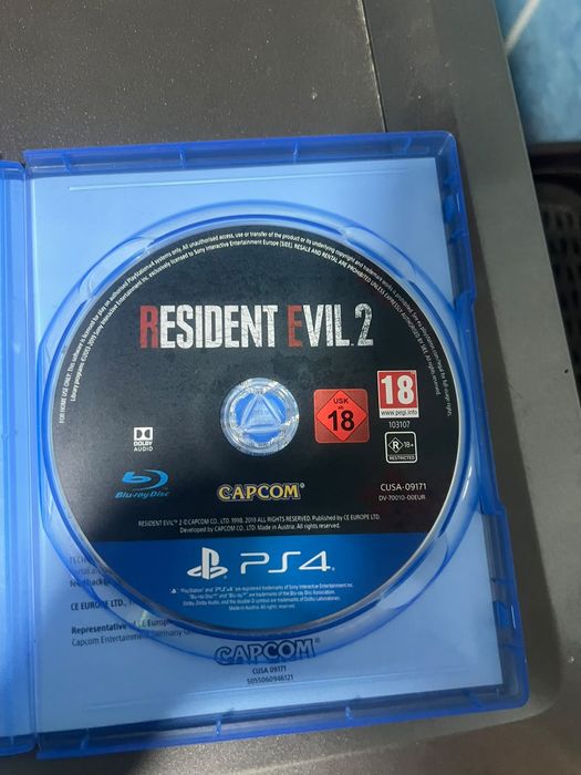 Продам диск пс 4 Resident Evil 2 Remake