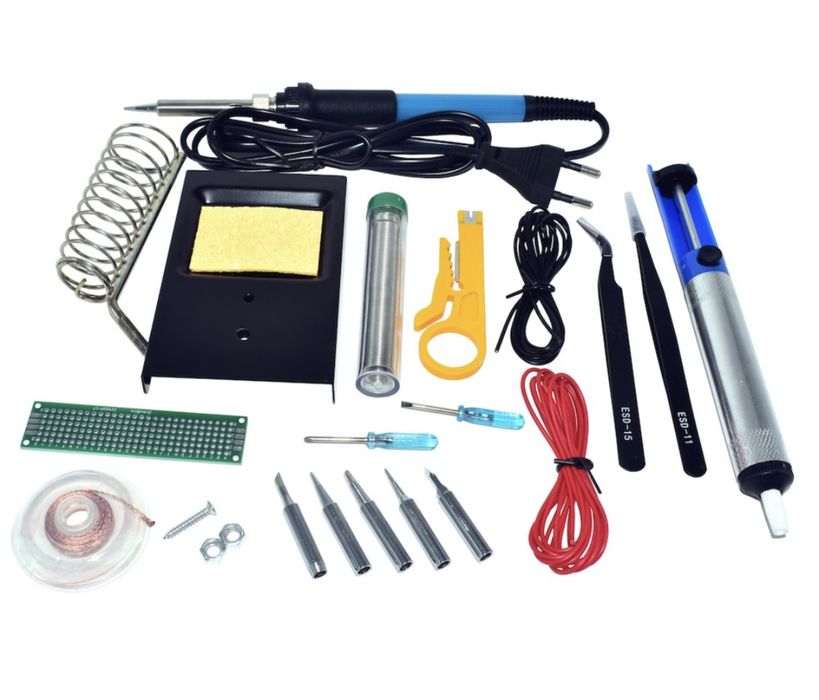 Set trusa pentru lipit electronice, completa, NOUA