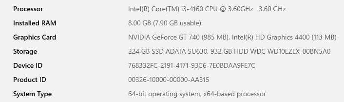 Sistem Desktop Gigabyte - Intel i3 3.60GHz