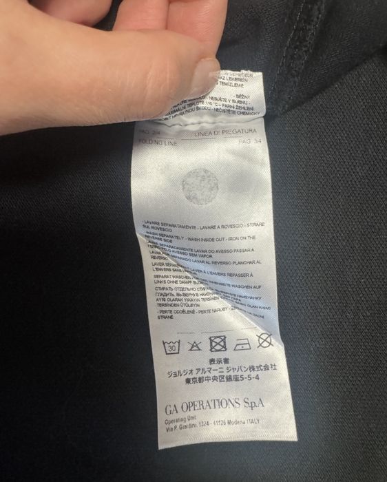 Tricou negru original Armani Exchange - marime L