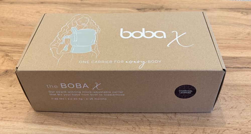 Marsupiu Boba X Charcoal Leopard