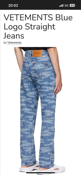 !!Оригинални!!дънки vetements 29 unisex