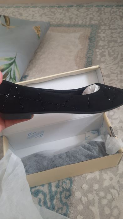 Балетки черные 39размер