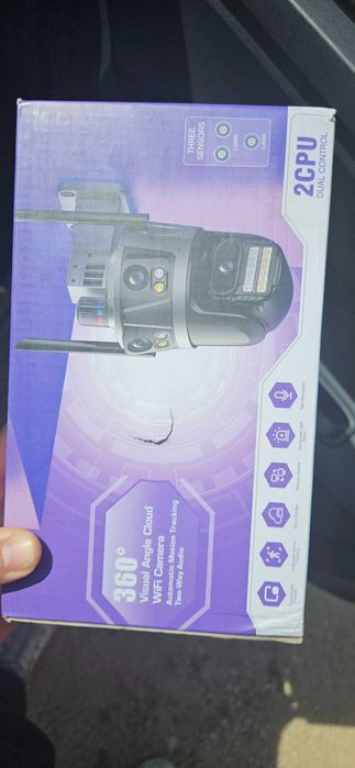 iCsee - 12MP - тройна камера, монтаж на таван или стена. Нова!