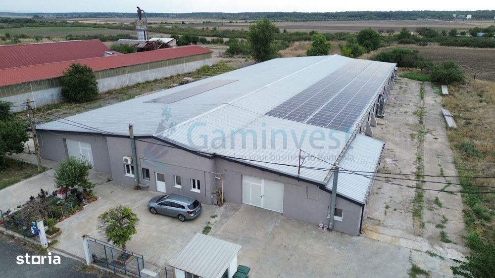 Hala industriala modernizată 2200 mp in Pecica, Arad,Gaminvest,V4363