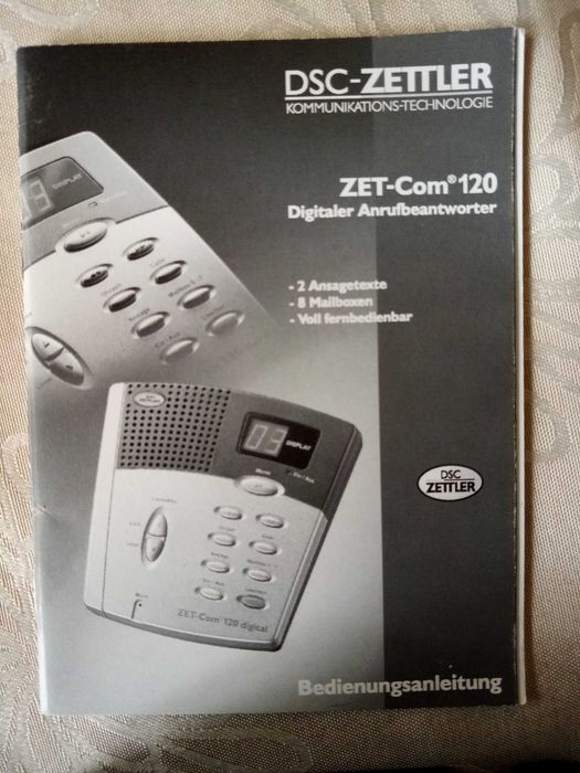 Vand telefon fara fir Nippon NP8360+robot telefonic DSC-Zettler