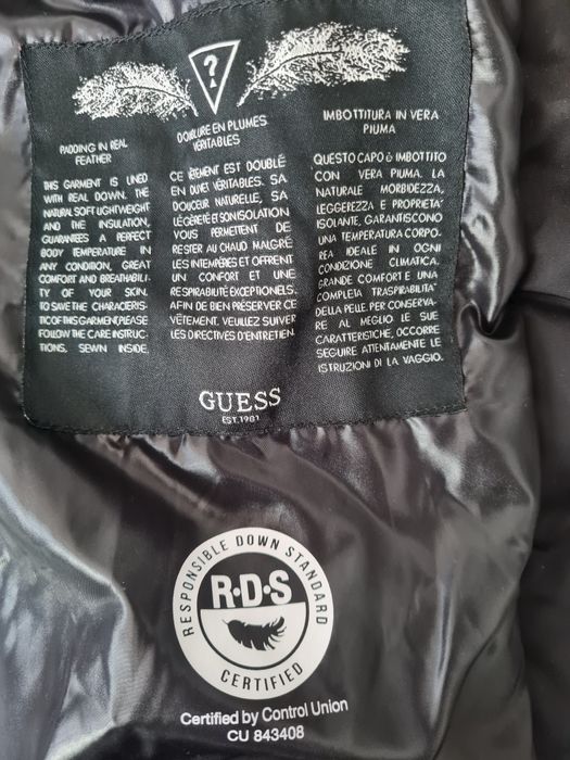 Guess geaca editie lux,  impermeabila, cu puf