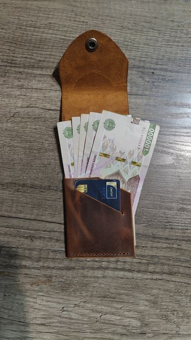 Кошелек мужской | Портмоне | Ручная работа | Кошелек кожаный