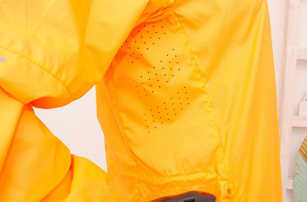 Nike оригинално дамско яке оранжево с качулка ветровка горница L