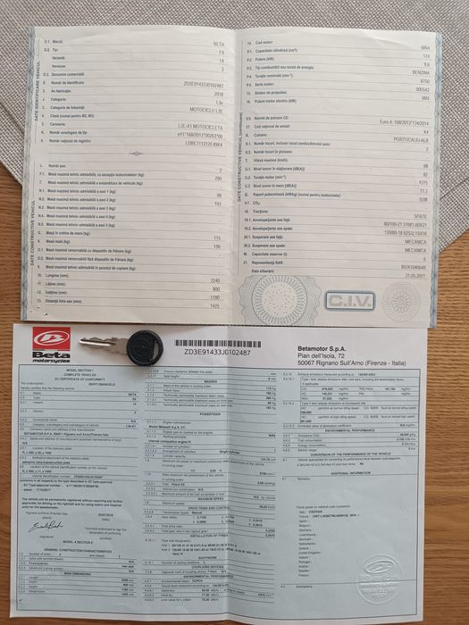 Beta RR 125 4T.   A1
