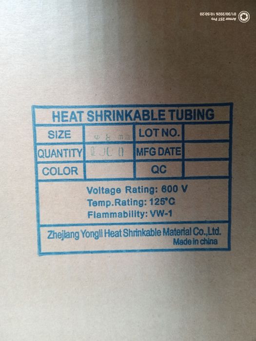 Role tuburi heat shrink