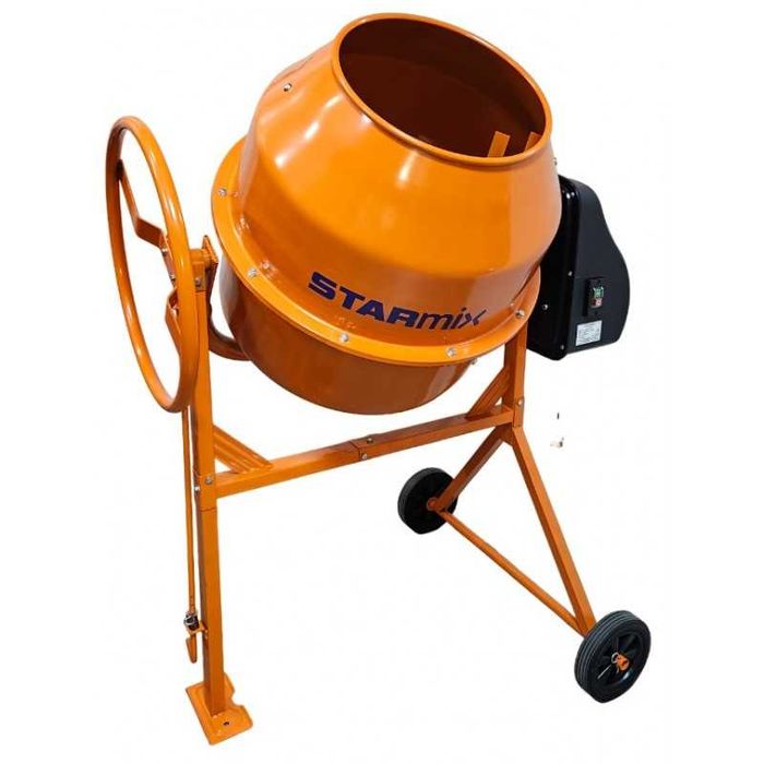 Betoniera 220 litri , motor 900W , STARMIX , bobinaj cupru .