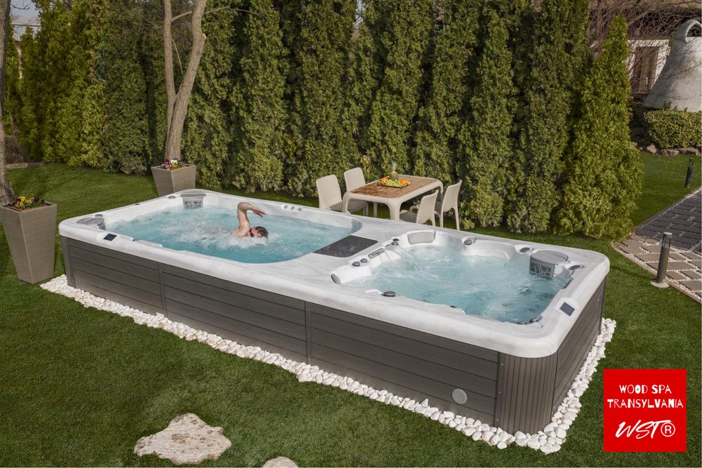 Piscina si Jacuzzi 2 in 1 - RIO GRANDE W-Flow - Black Friday!